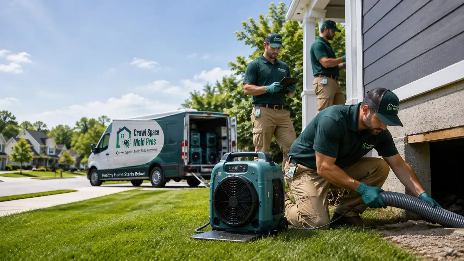 Crawl Space Mold Removal in Waterford, WI
